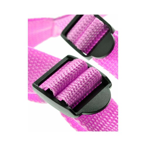 Conjunto de Arnés Ajustable Pipedream Dillio Rosa