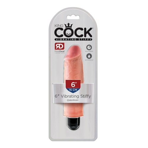 Pipedream King Cock 6 in. Vibrador Realista - Placer realista