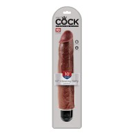 Dildo Realista Vibrador King Cock 10 pulgadas