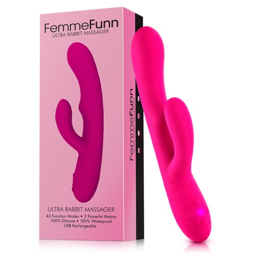 Vibrador Recargable FemmeFunn Ultra Rabbit Rosa