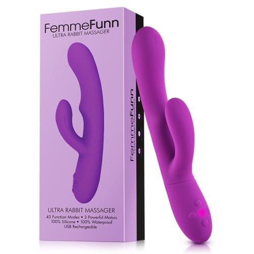 Vibrador Ultra Conejo FemmeFunn para Estimulación Versátil