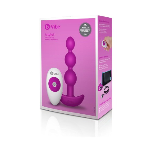 Compra b-Vibe Triplet Plug Anal Vibrante