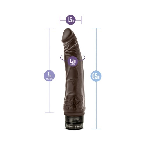 Dr. Skin Vibe 7 Vibrating Dildo 8.5 in - Realistic Pleasure