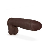 Dildo Realista Dr. Skin Mr. Mister de 10.5 Pulgadas con Pelotas Marrón