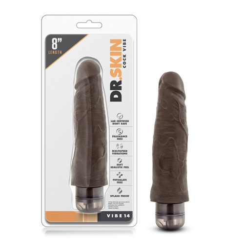 Dr. Skin Vibe 14 Dildo Vibrador para el Placer Definitivo