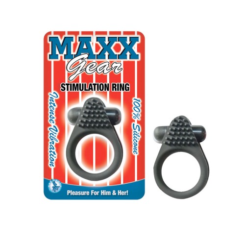 Maxx Gear Black Stimulation Ring