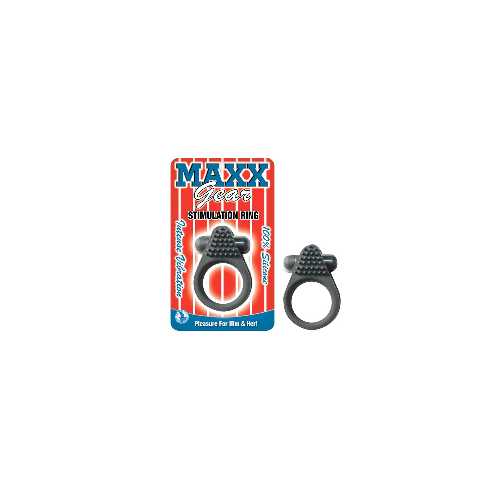 Maxx Gear Black Stimulation Ring