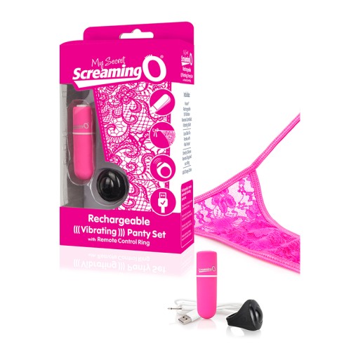 Screaming O My Secret Remote Control Panty Vibe - Discreet & Fun