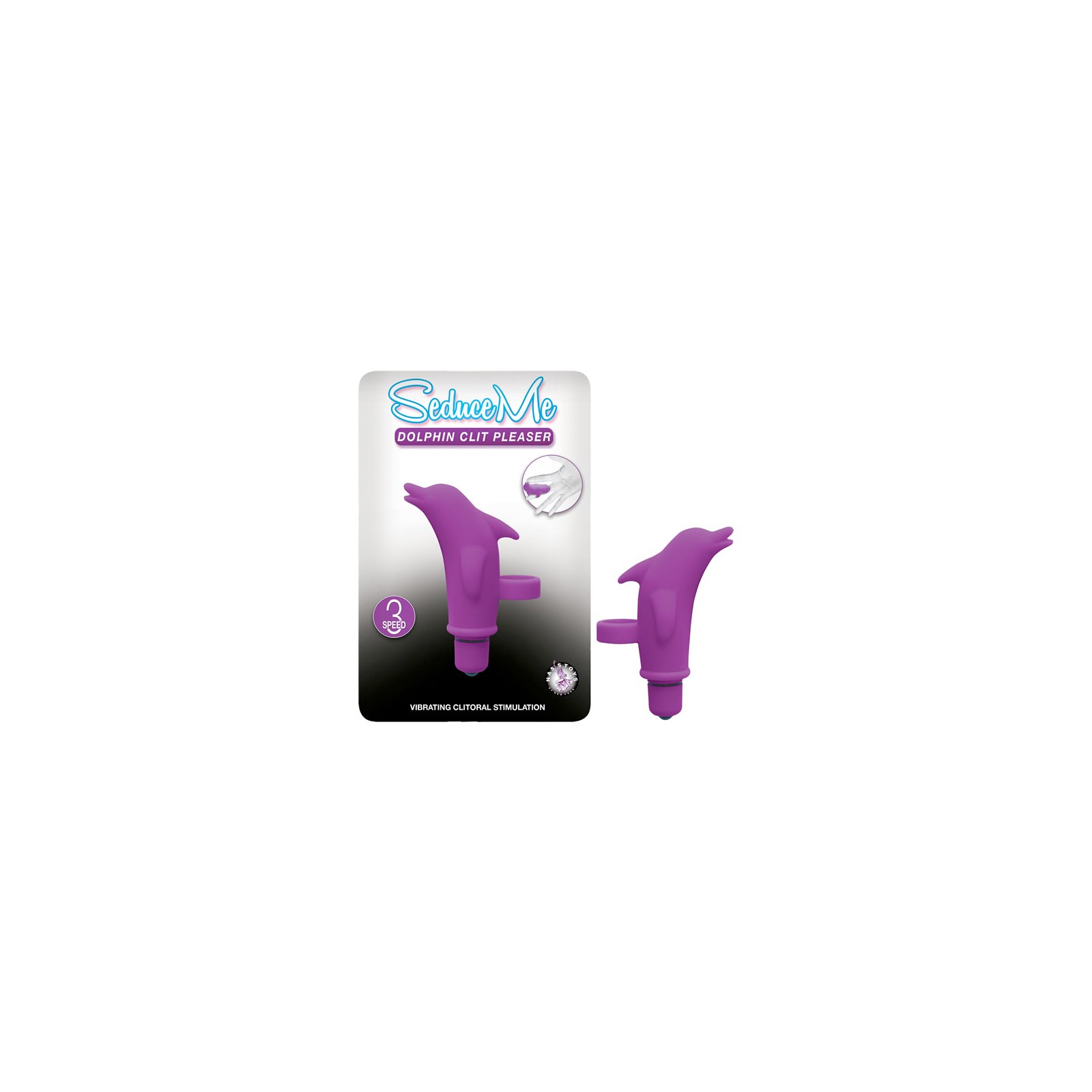 Seduce Me Dolphin Clit Pleaser Waterproof Purple