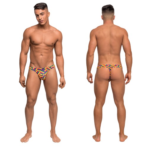 Male Power Pride Fest Bong Thong Print - Celebra con Estilo