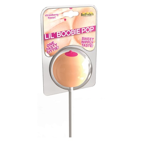 Lil Boobie Pops en Tarjeta para Divertidos Dulces de Fiesta