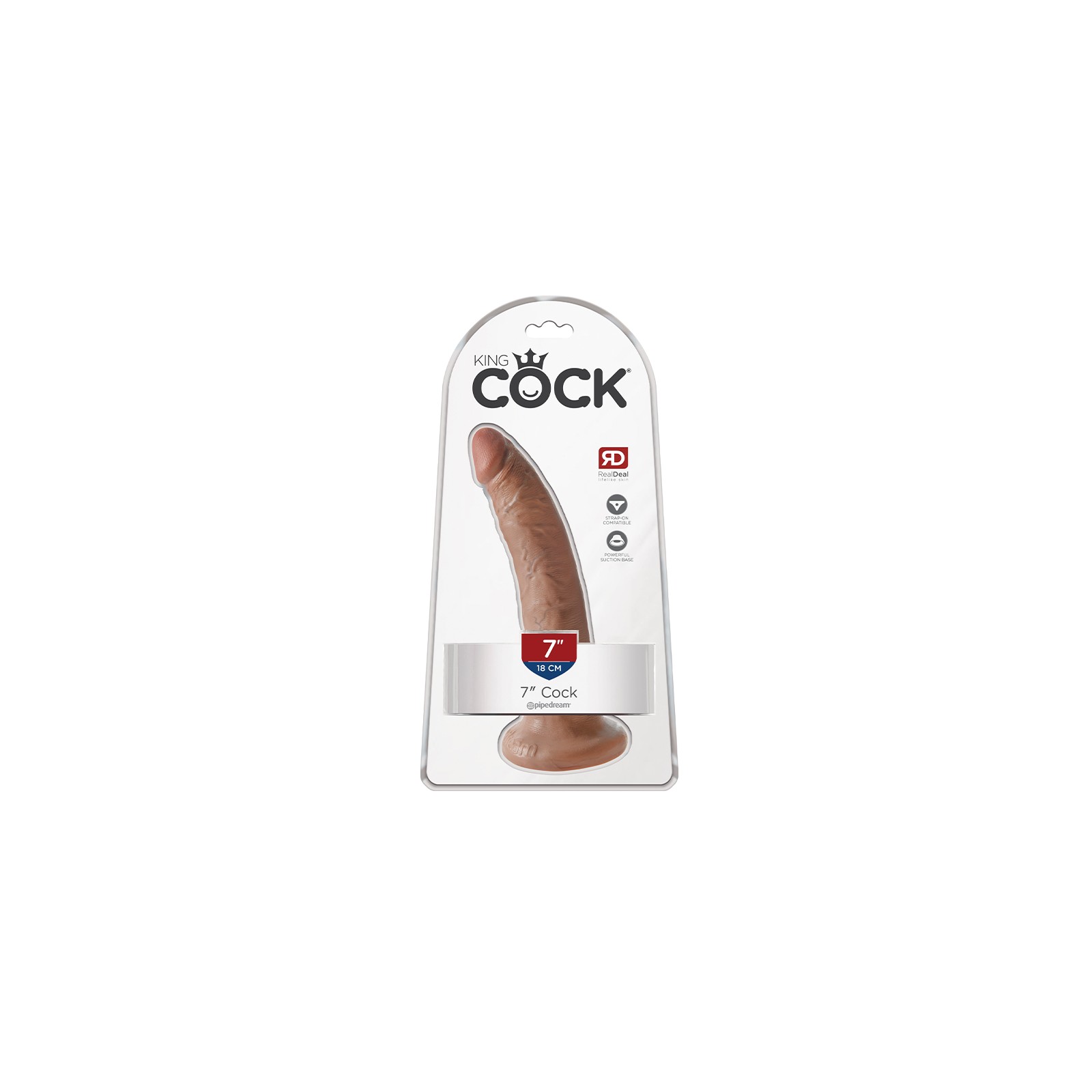 Pipedream King Cock 7 in. Realistic Dildo