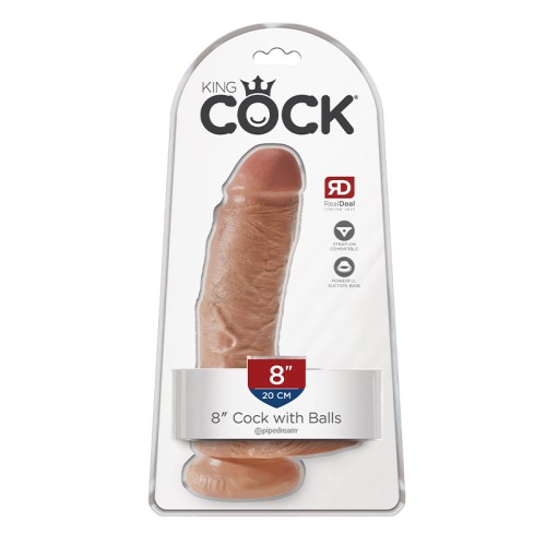 Pipedream King Cock 8 inch Realistic Dildo