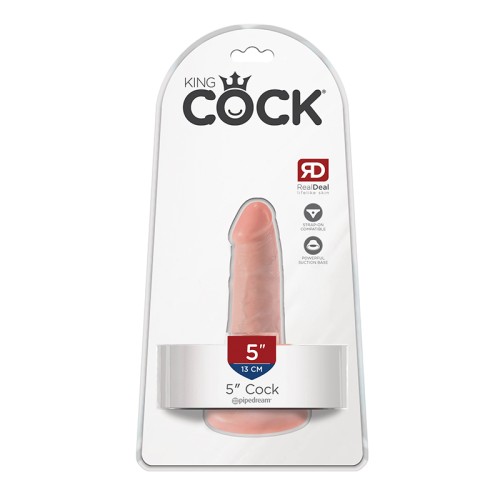 Pipedream King Cock 5 in. Realistic Dildo with Suction Cup