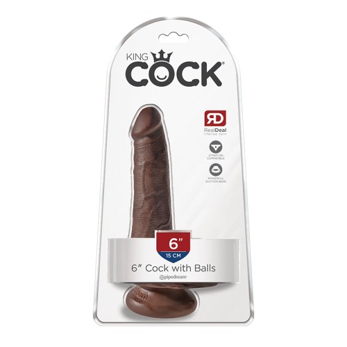 Pipedream King Cock 6 Inch Realistic Dildo