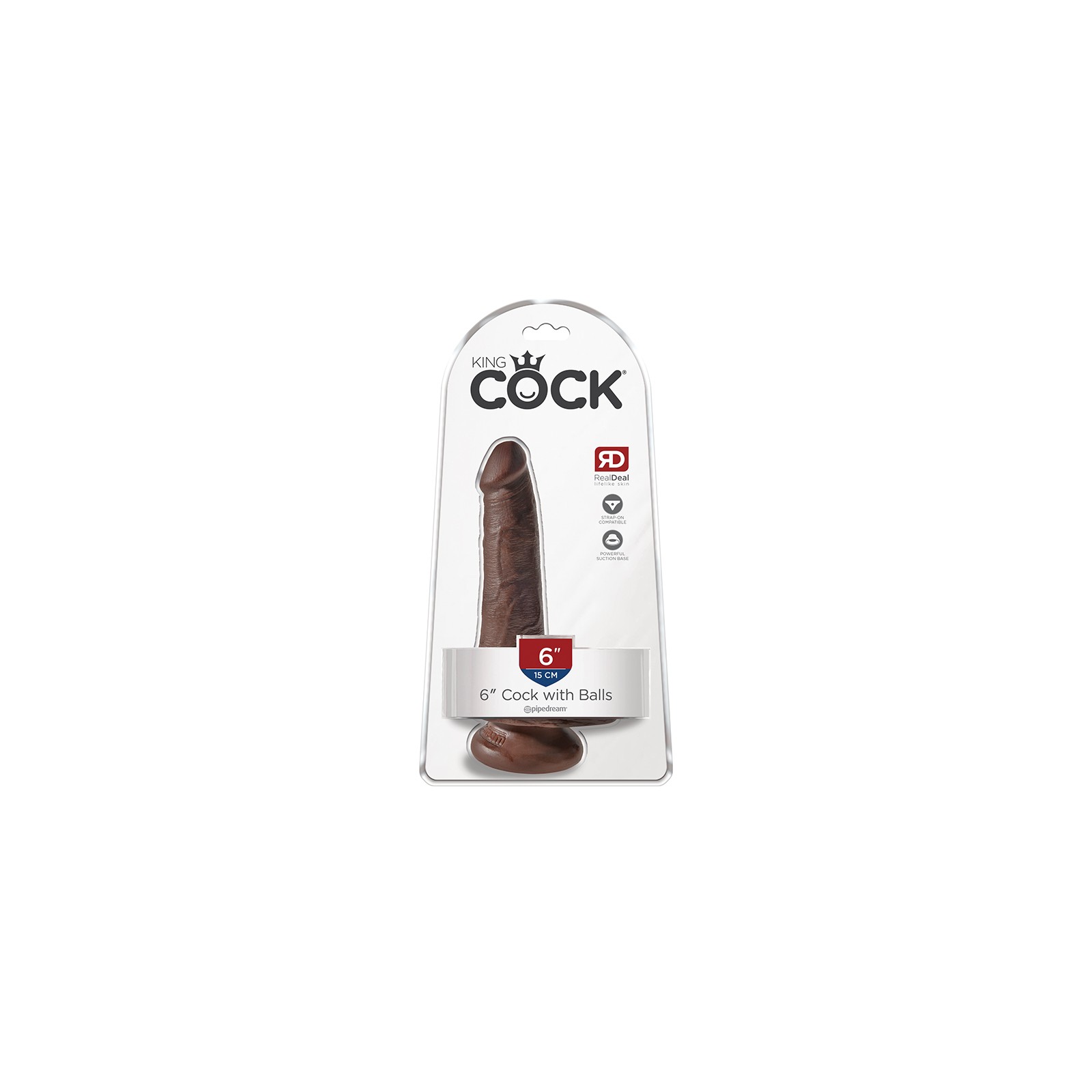 Pipedream King Cock Dildo Realista de 6 Pulgadas