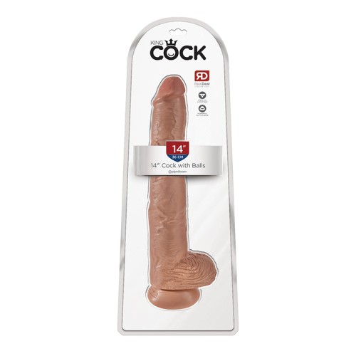 Pipedream King Cock 14 in. Dildo con Base de Succión