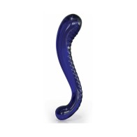 Curved Dual-Ended Glass Dildo Icicles No. 70 for Pleasure