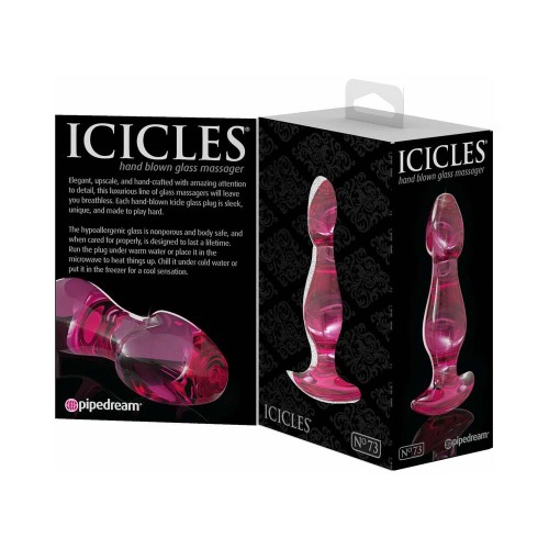 Plug Anal de Vidrio Pipedream Icicles No. 73