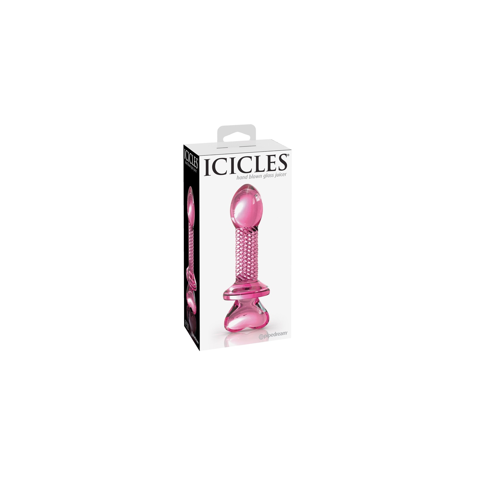 Pipedream Icicles No. 82 Pink Glass Dildo