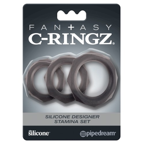 Set de Anillos de Silicona Pipedream Fantasy C-Ringz