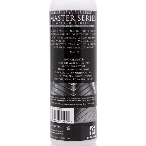 Masters Jizz Unscented Water-Based Lube - Natural Feel