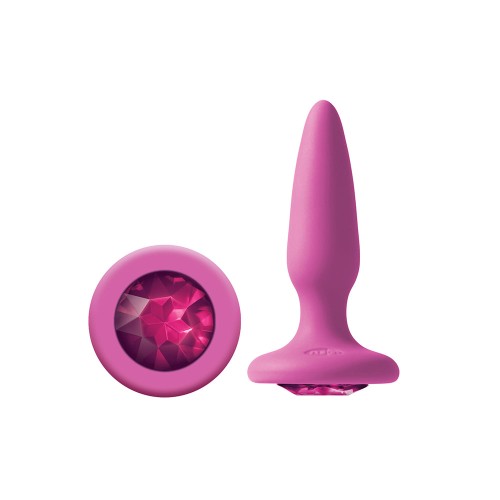 Plug Anal Mini Glams con Gema Rosa