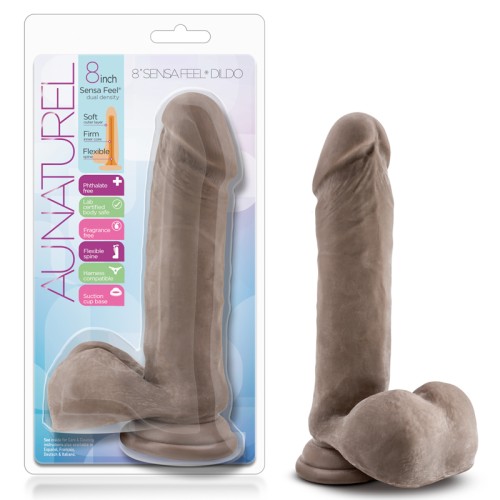 Dildo de Doble Densidad Au Naturel de 8 Pulgadas