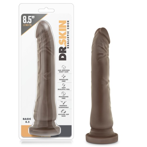 Dildo Básico Dr. Skin de 8.5 pulgadas para placer realista