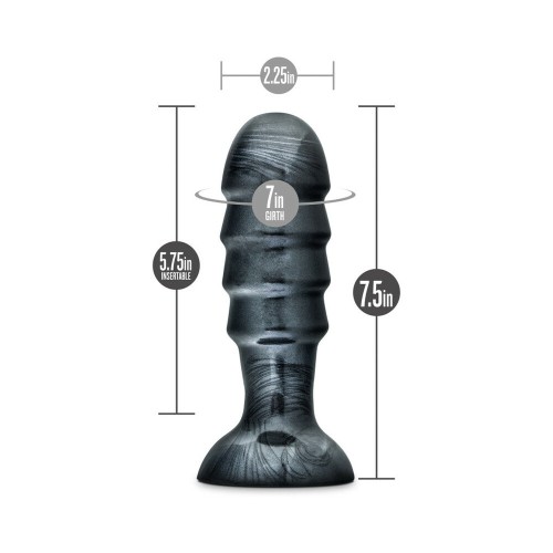 Jet Bruiser 7.5 in. Anal Plug Black