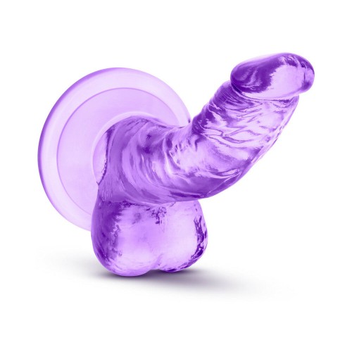 Naturally Yours Mini Cock 4 in Realistic Dildo Purple