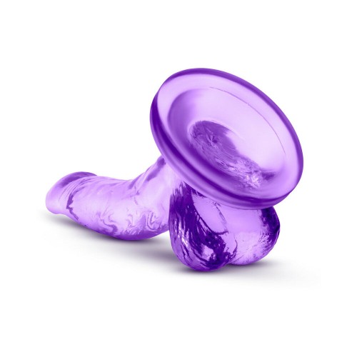 Naturally Yours Mini Cock 4 in Realistic Dildo Purple