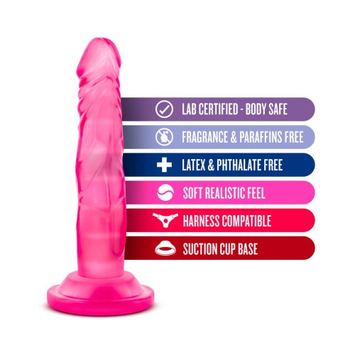 Naturally Yours 5 in. Mini Realistic Dildo Pink