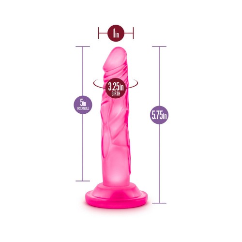 Naturally Yours Dildo Realista Mini de 5 in. Rosa