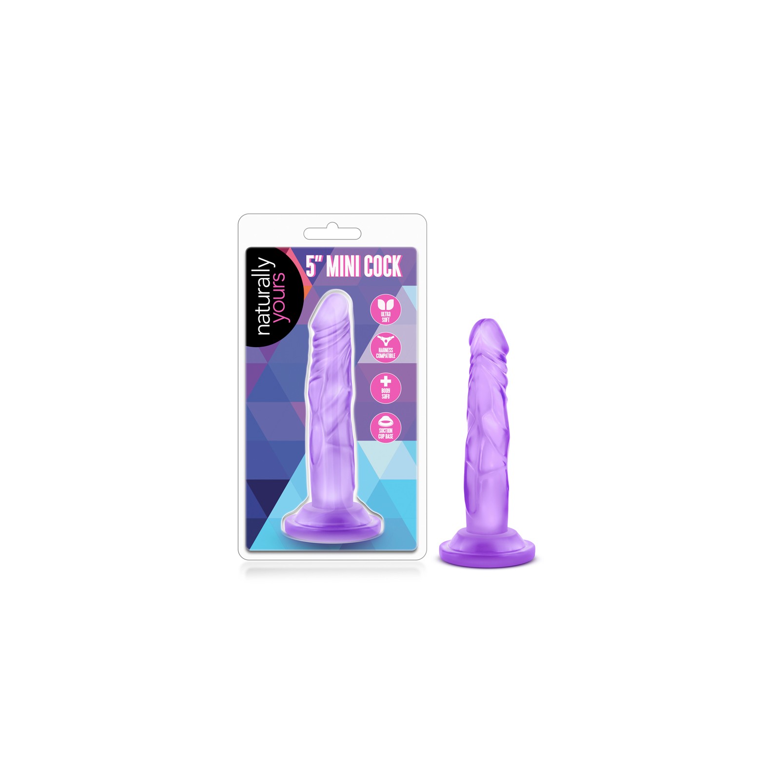 Dildo Realista Púrpura Naturally Yours 5 in.