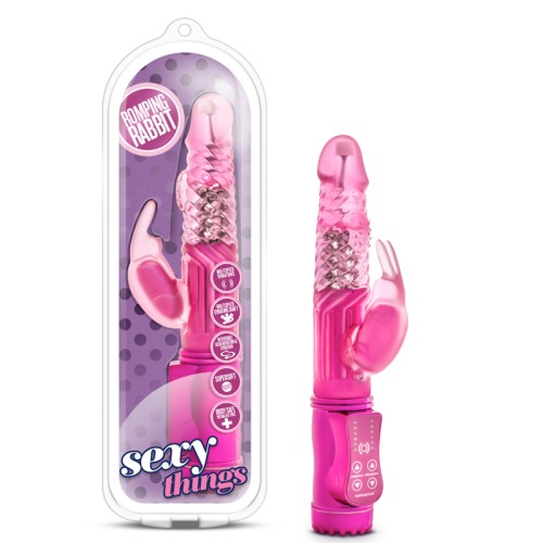 Sexy Things Vibrador Romping Rabbit de Doble Estimulación Fucsia