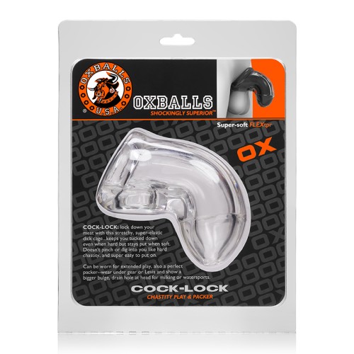 OxBalls Cock-Lock Chastity Device Clear