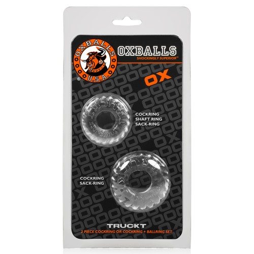 OxBalls Truckt Anillo para el Pene Transparente para Mayor Placer