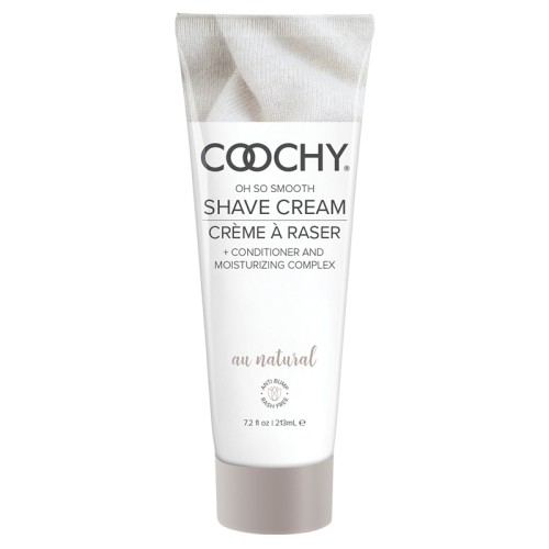 Crema de Afeitar Coochy Au Natural 7.2 fl.oz - Experiencia de Afeitado Suave