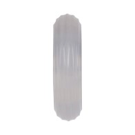 Rock Solid Ribbed Silicone Cock Ring - Enhance Performance