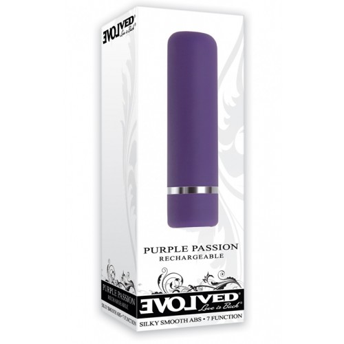 Vibrador Bullet Recargable Pasión Púrpura Evolved