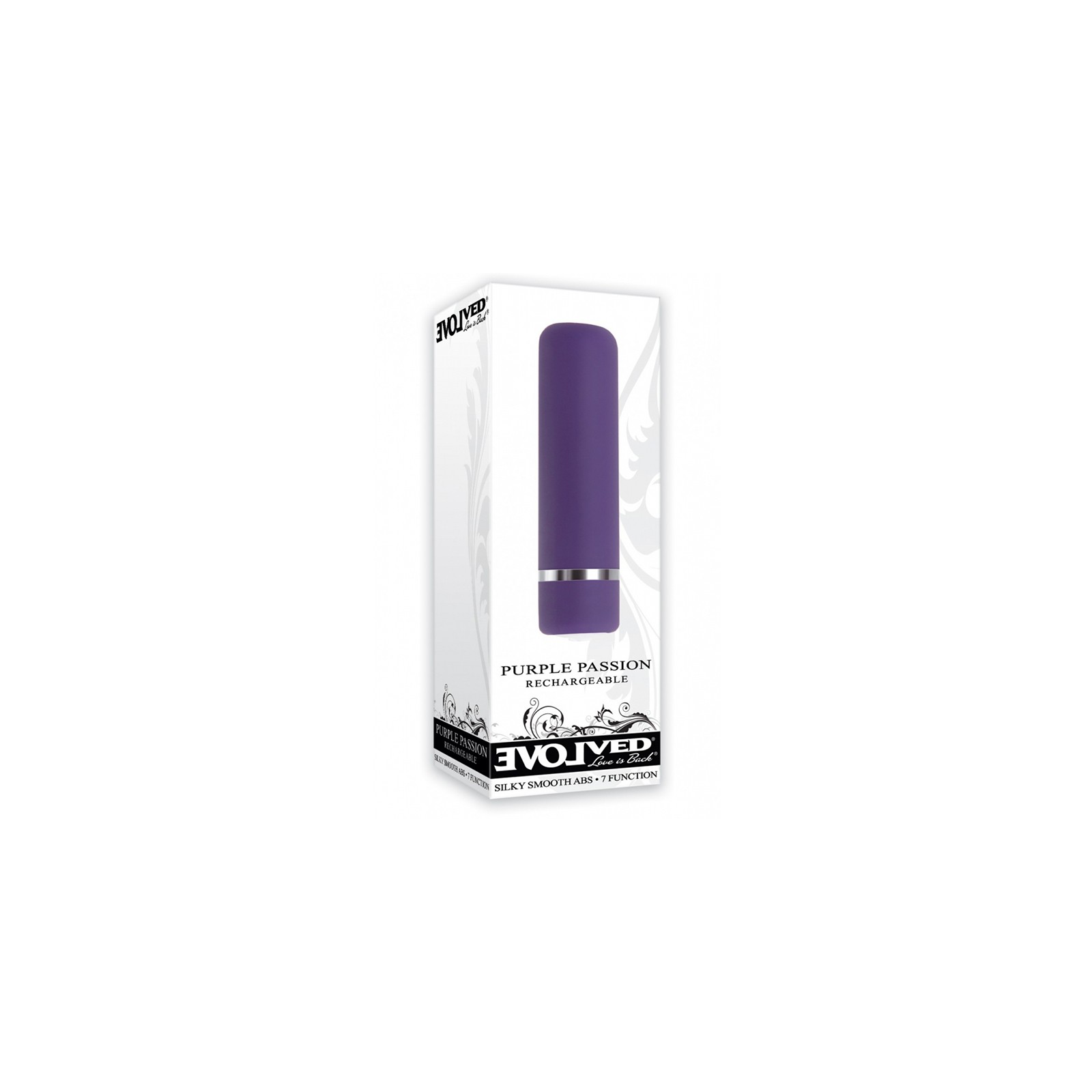 Vibrador Bullet Recargable Pasión Púrpura Evolved