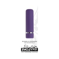 Vibrador Bullet Recargable Pasión Púrpura Evolved