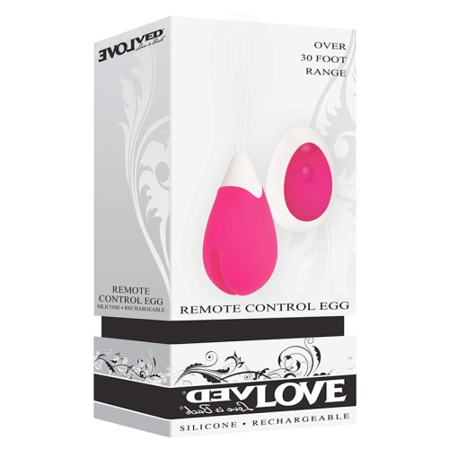 Evolved Remote-Controlled Egg Vibrator - 10 Speeds