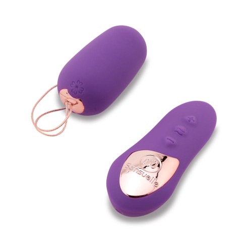 Huevo Petite de Control Remoto Nu Sensuelle Púrpura