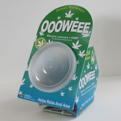 OOOWEE Sample Bowl 50 Packets of Lubricant with Hemp