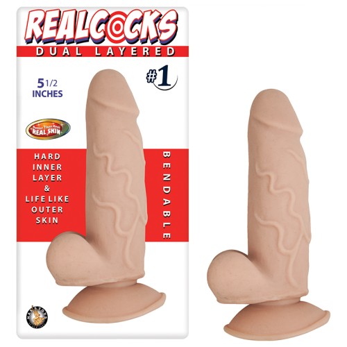 Dildo Doble Capa de 5.5 in. Realcocks