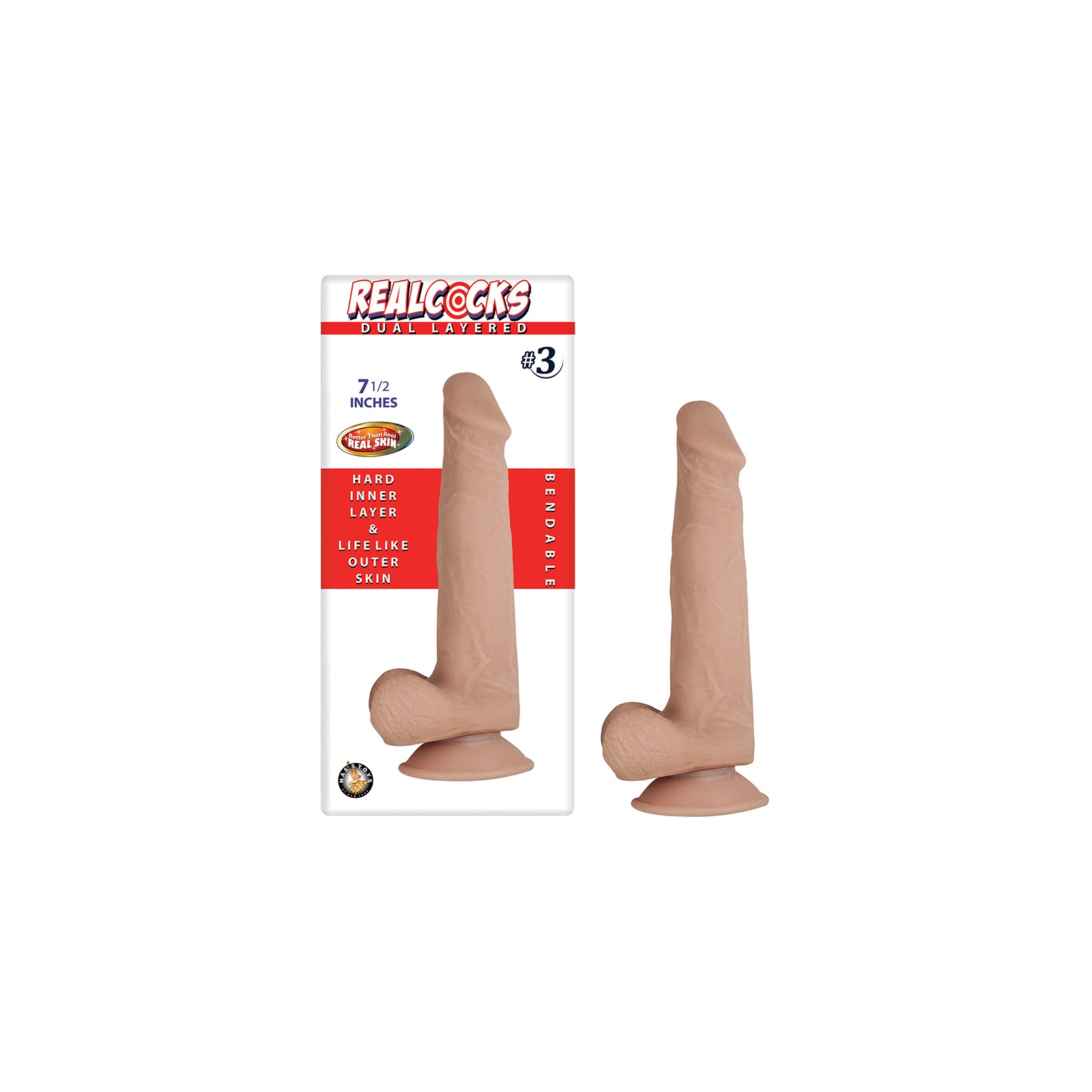 Dildo de Doble Capa Realcocks para Placer Realista