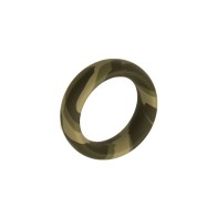 Wide Silicone Donut Cock Ring 2in Camo