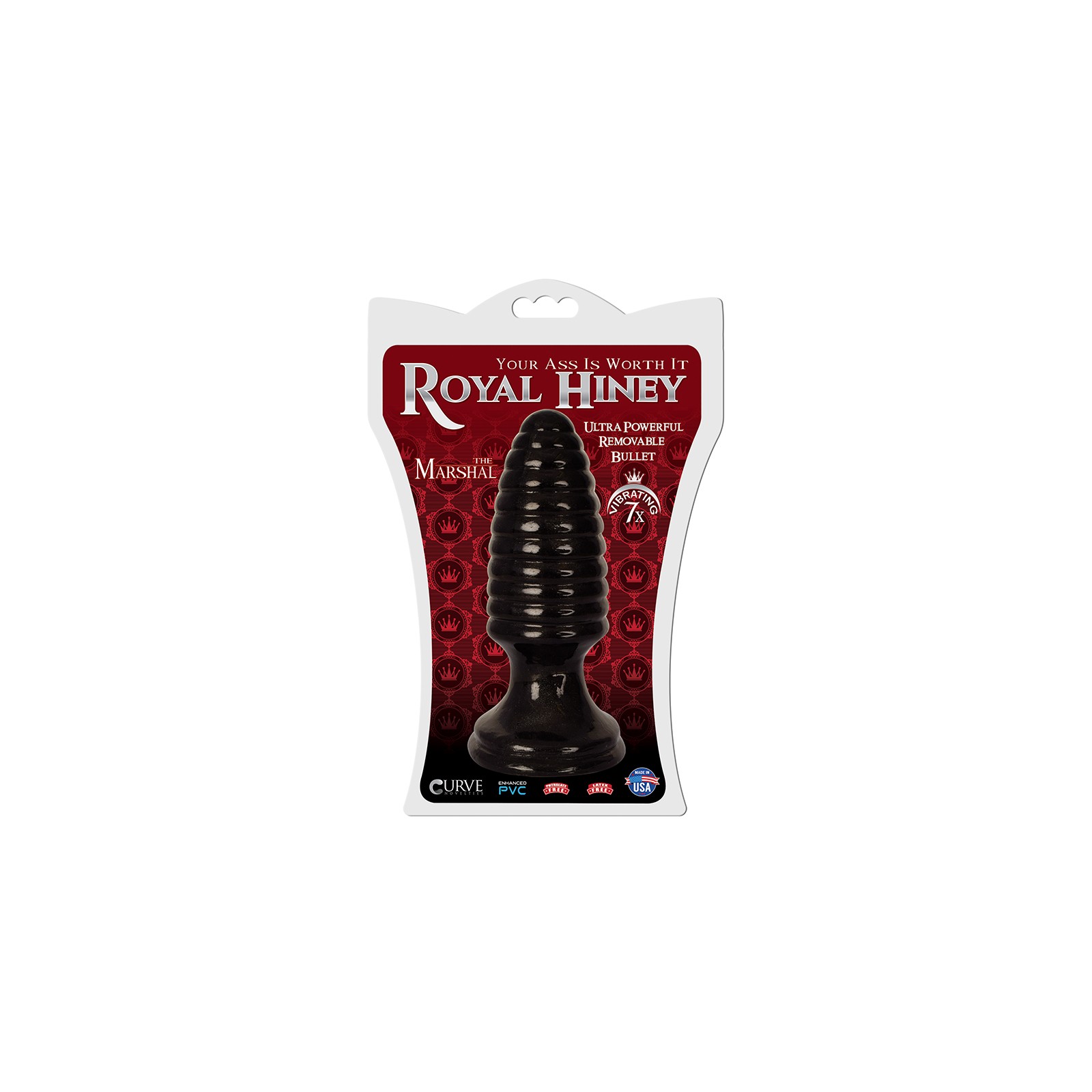 Curve Toys Royal Hiney Plug Anal Vibrador